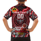 Custom Essendon Bombers NAIDOC Week 2024 Kid Hawaiian Shirt Mascot Football