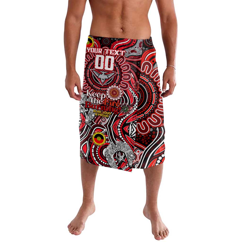 Custom Essendon Bombers NAIDOC Week 2024 Lavalava Mascot Football