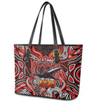 Essendon Bombers NAIDOC Week 2024 Leather Tote Bag Mascot Football