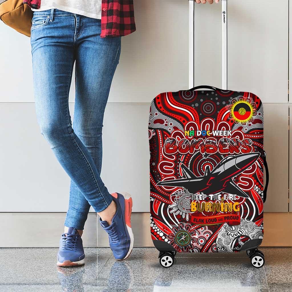 Essendon Bombers NAIDOC Week 2024 Luggage Cover Mascot Football