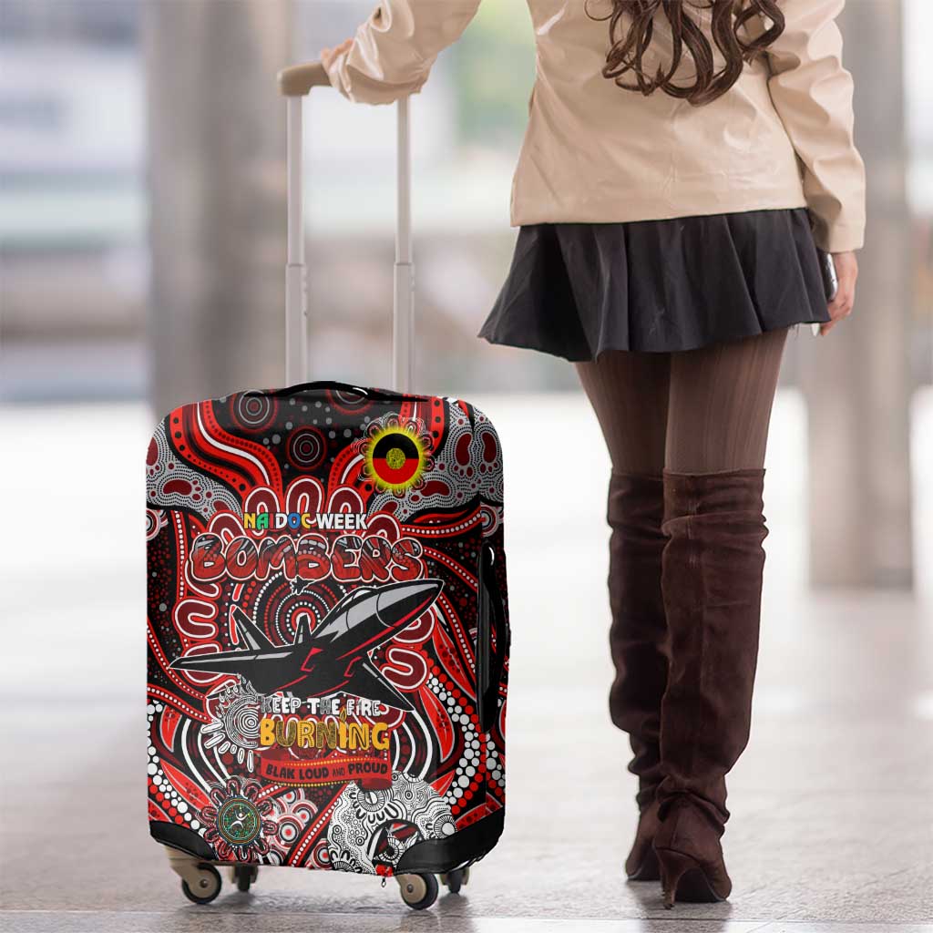 Essendon Bombers NAIDOC Week 2024 Luggage Cover Mascot Football