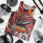 Custom Essendon Bombers NAIDOC Week 2024 Men Tank Top Mascot Football