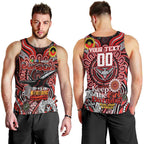 Custom Essendon Bombers NAIDOC Week 2024 Men Tank Top Mascot Football