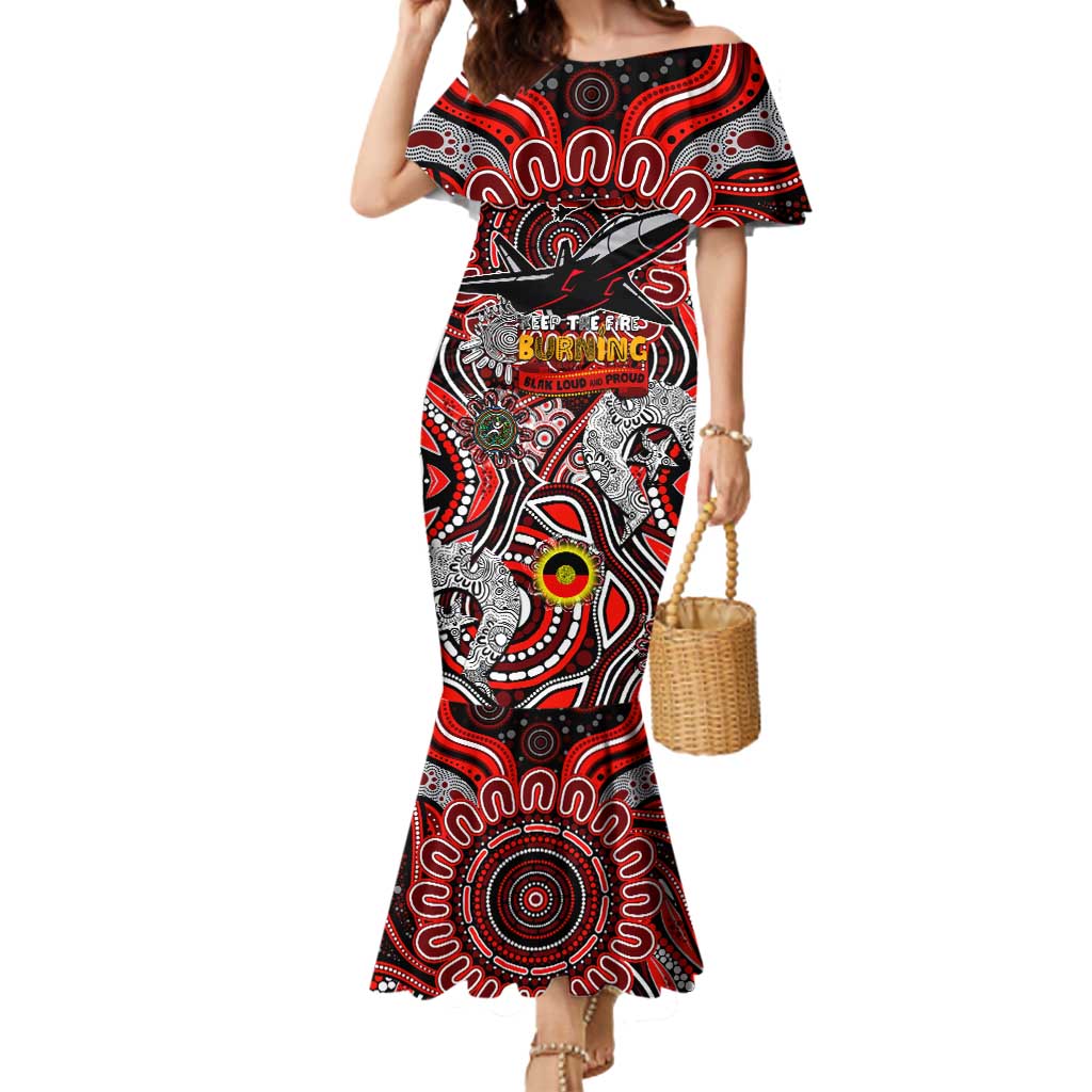 Custom Essendon Bombers NAIDOC Week 2024 Mermaid Dress Mascot Football