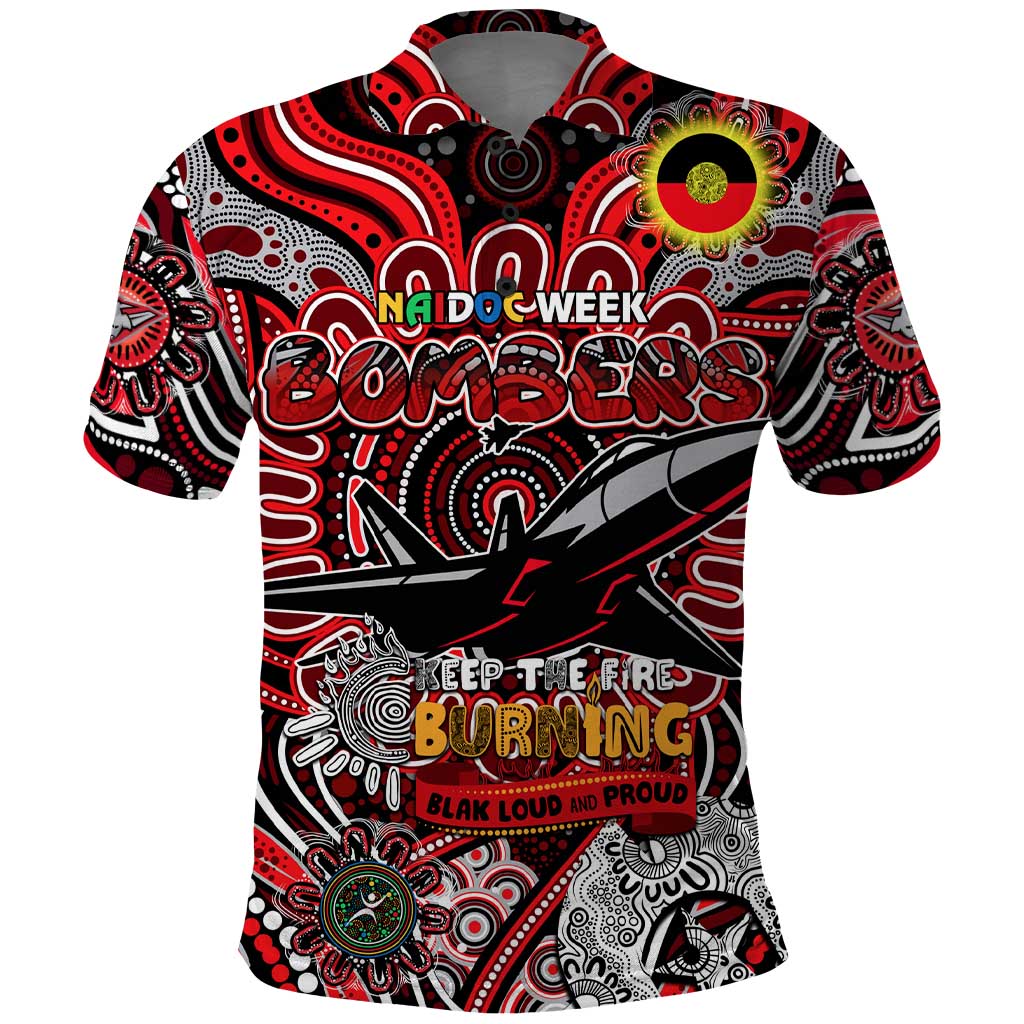 Custom Essendon Bombers NAIDOC Week 2024 Polo Shirt Mascot Football