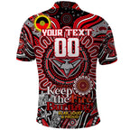 Custom Essendon Bombers NAIDOC Week 2024 Polo Shirt Mascot Football