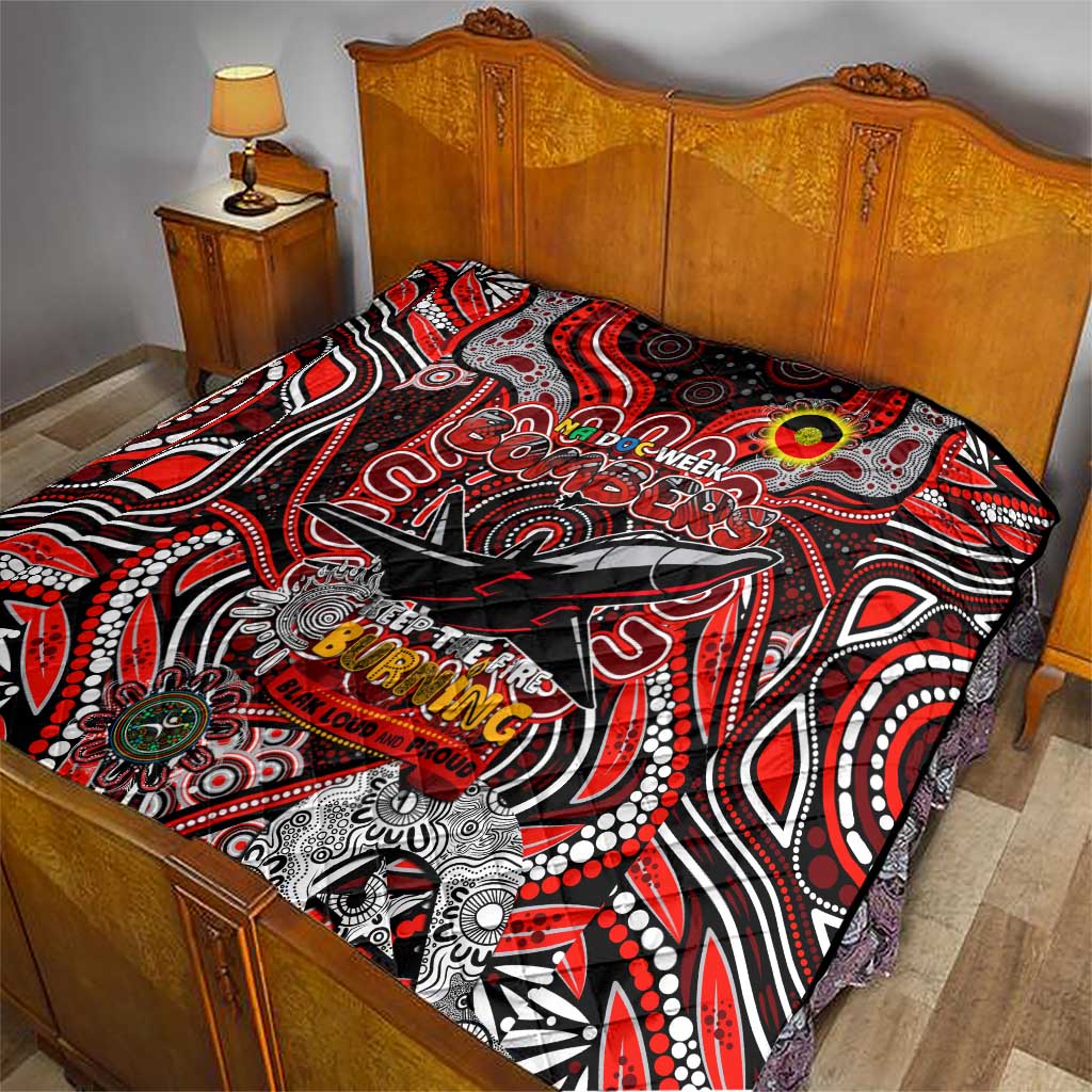 Essendon Bombers NAIDOC Week 2024 Quilt Mascot Football