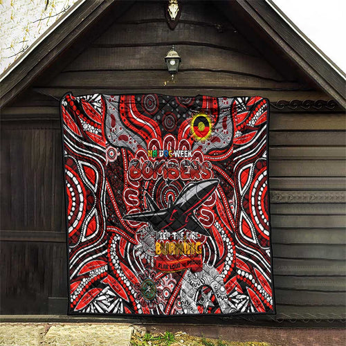 Essendon Bombers NAIDOC Week 2024 Quilt Mascot Football
