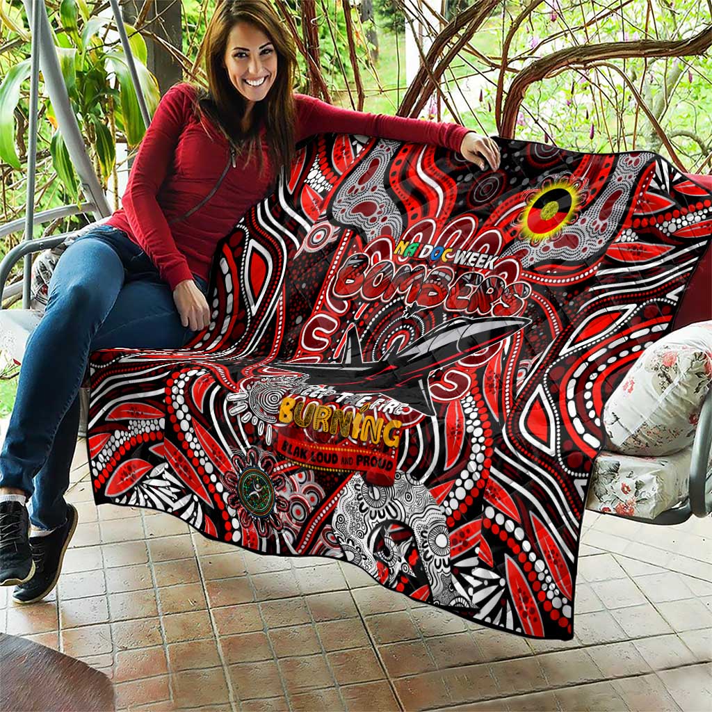Essendon Bombers NAIDOC Week 2024 Quilt Mascot Football