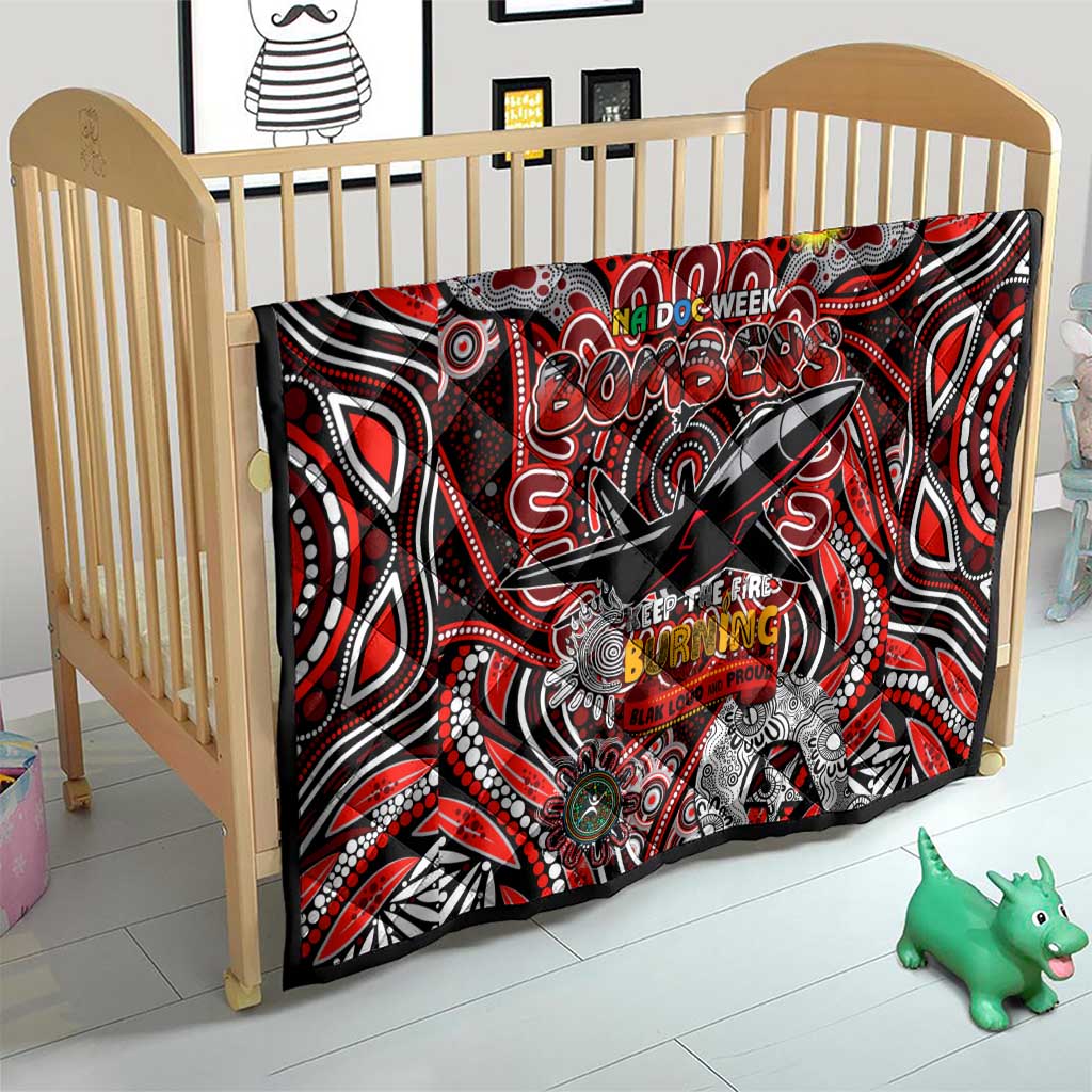 Essendon Bombers NAIDOC Week 2024 Quilt Mascot Football