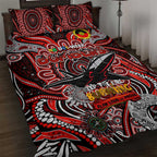 Essendon Bombers NAIDOC Week 2024 Quilt Bed Set Mascot Football