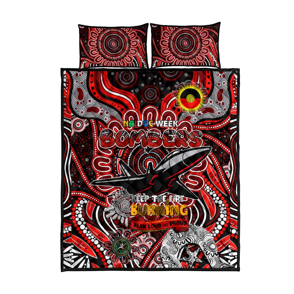 Essendon Bombers NAIDOC Week 2024 Quilt Bed Set Mascot Football