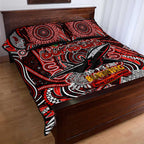 Essendon Bombers NAIDOC Week 2024 Quilt Bed Set Mascot Football