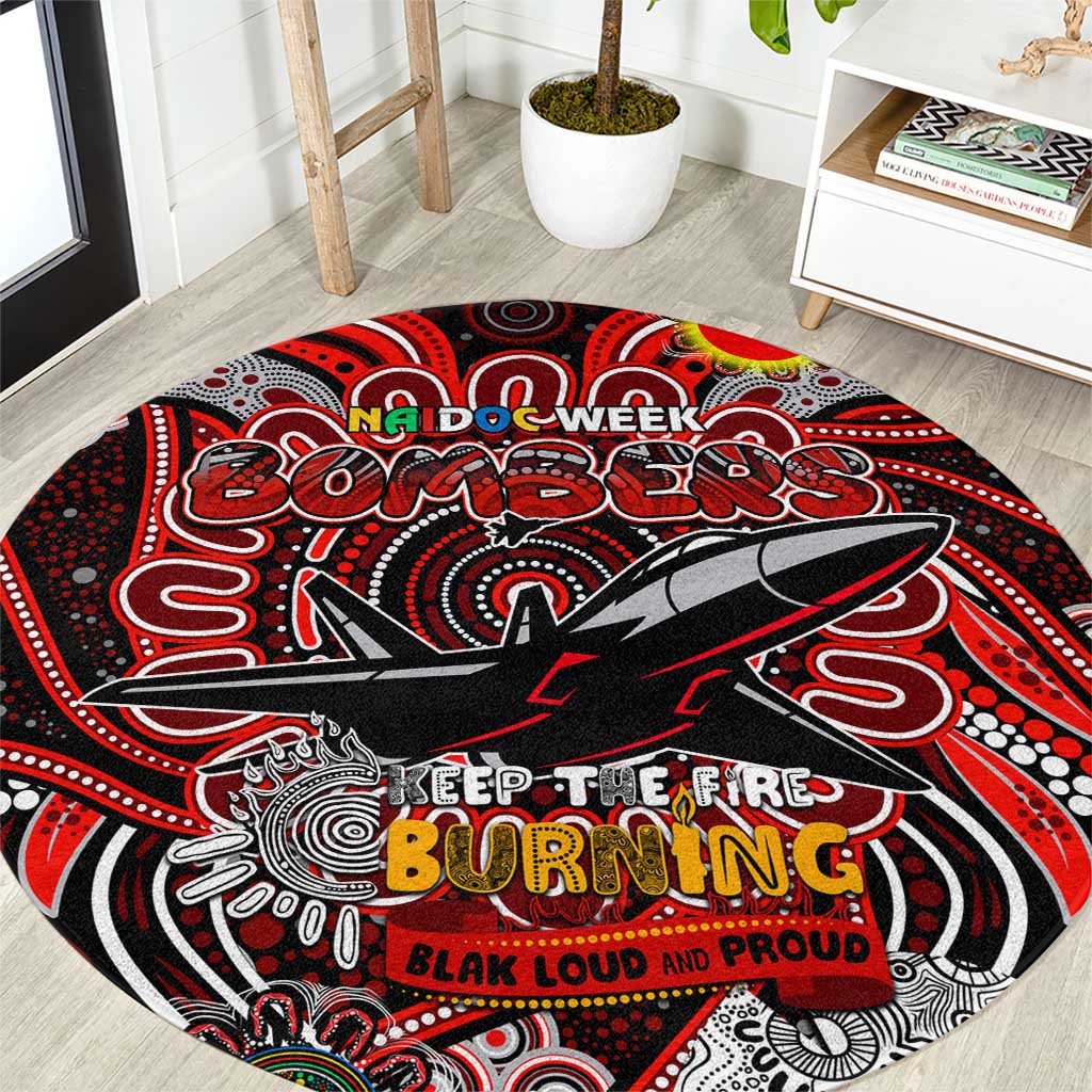 Essendon Bombers NAIDOC Week 2024 Round Carpet Mascot Football