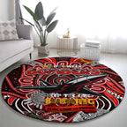 Essendon Bombers NAIDOC Week 2024 Round Carpet Mascot Football