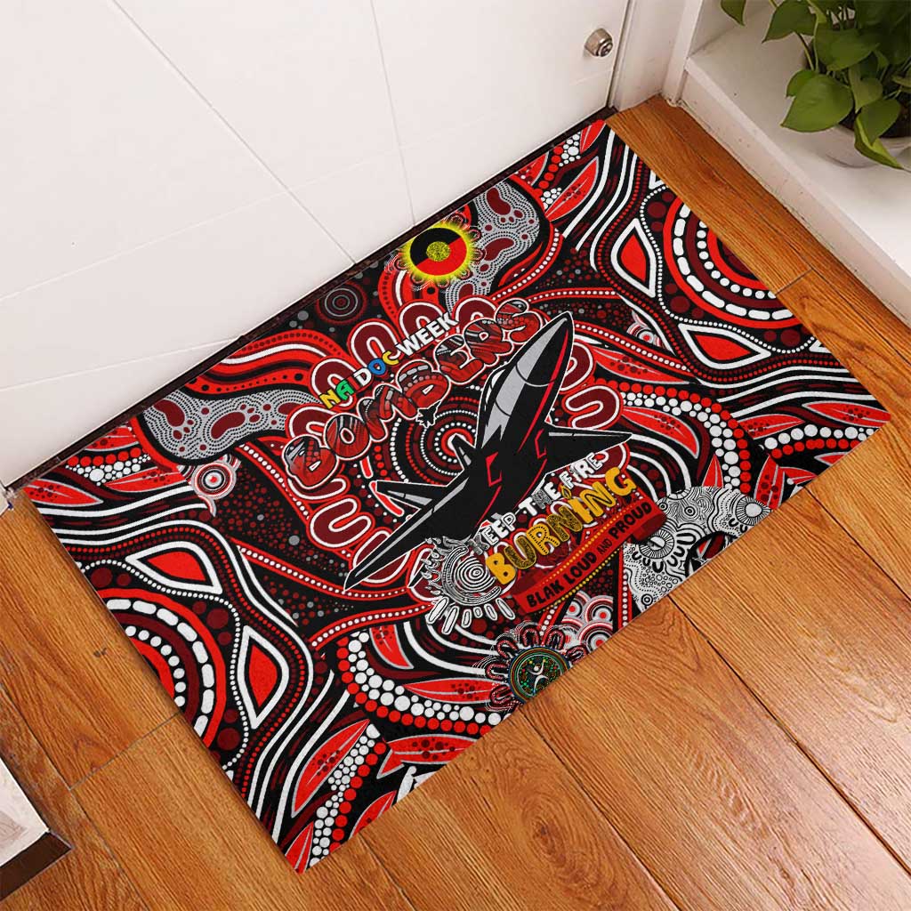 Essendon Bombers NAIDOC Week 2024 Rubber Doormat Mascot Football