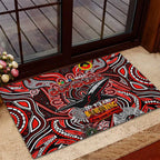 Essendon Bombers NAIDOC Week 2024 Rubber Doormat Mascot Football