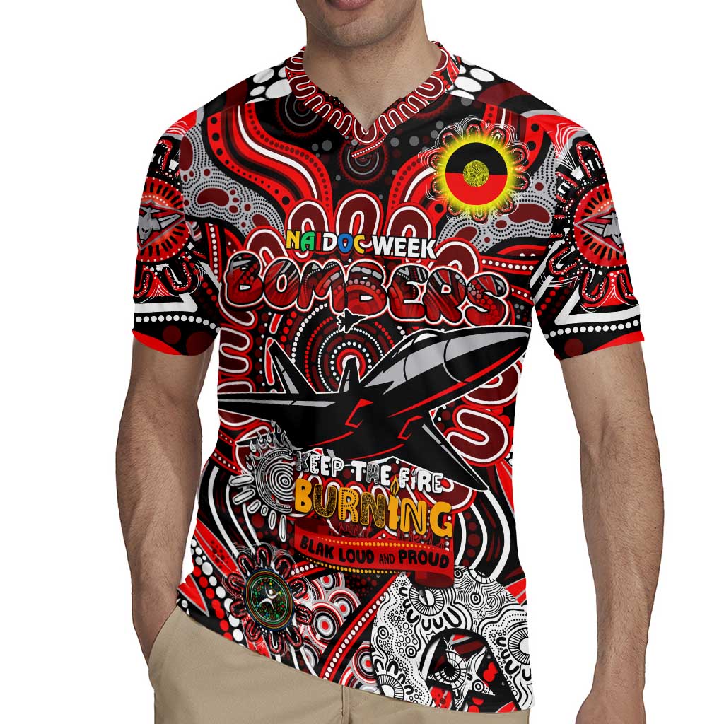 Custom Essendon Bombers NAIDOC Week 2024 Rugby Jersey Mascot Football