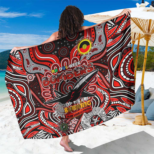 Essendon Bombers NAIDOC Week 2024 Sarong Mascot Football