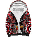 Custom Essendon Bombers NAIDOC Week 2024 Sherpa Hoodie Mascot Football