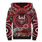 Custom Essendon Bombers NAIDOC Week 2024 Sherpa Hoodie Mascot Football