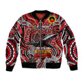 Custom Essendon Bombers NAIDOC Week 2024 Sleeve Zip Bomber Jacket Mascot Football