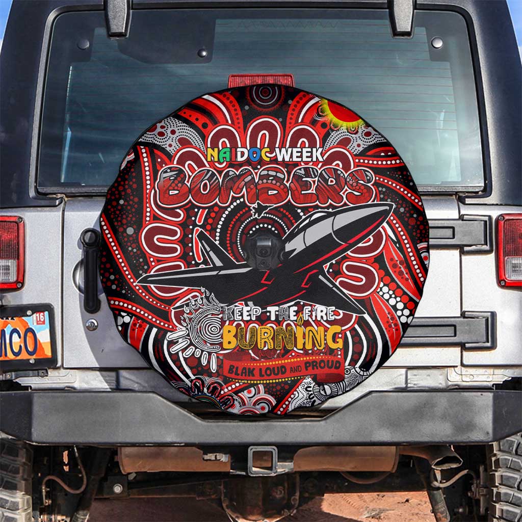 Essendon Bombers NAIDOC Week 2024 Spare Tire Cover Mascot Football
