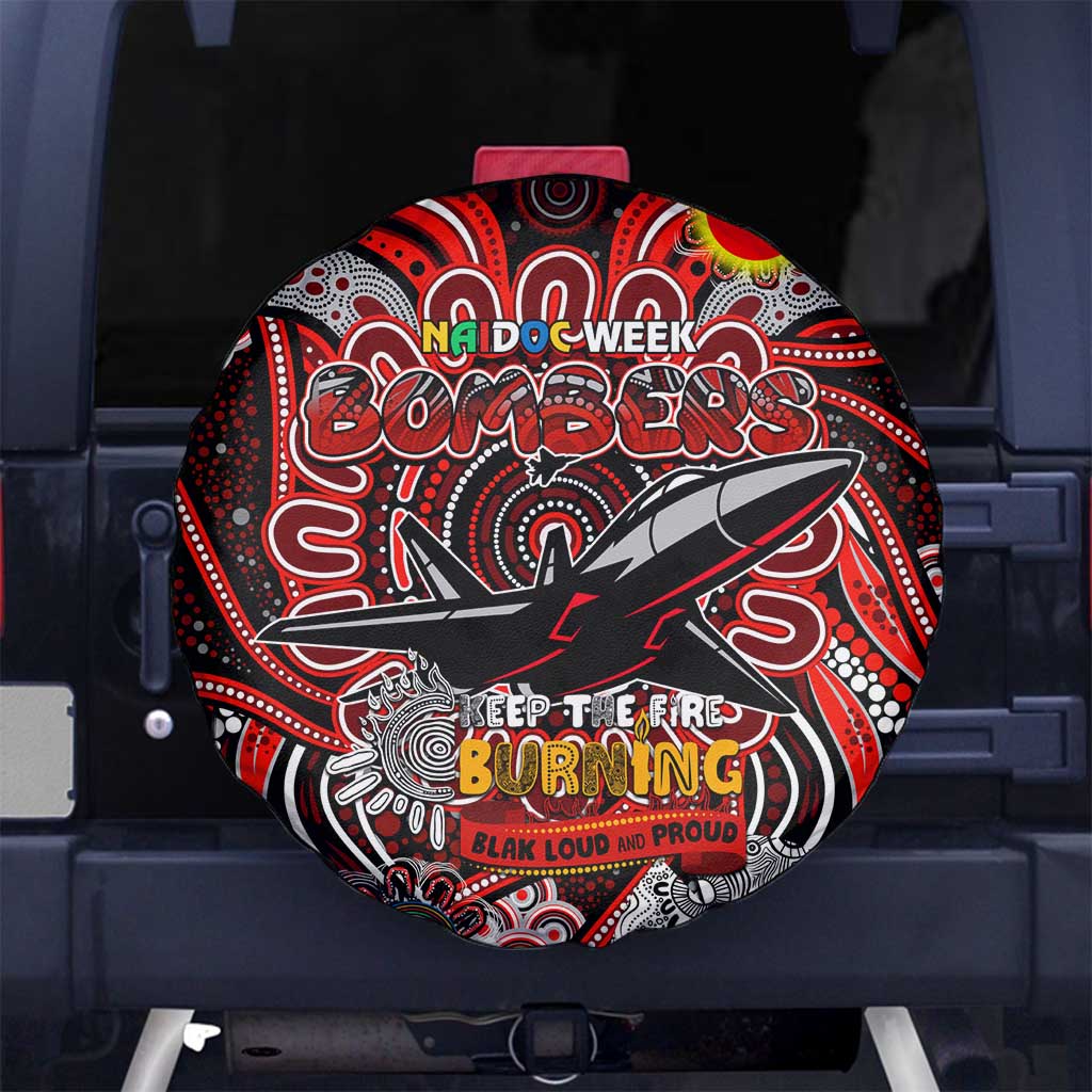 Essendon Bombers NAIDOC Week 2024 Spare Tire Cover Mascot Football