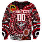 Custom Essendon Bombers NAIDOC Week 2024 Sweatshirt Mascot Football