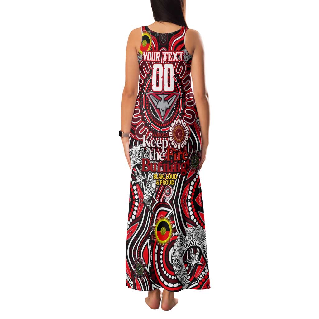 Custom Essendon Bombers NAIDOC Week 2024 Tank Maxi Dress Mascot Football