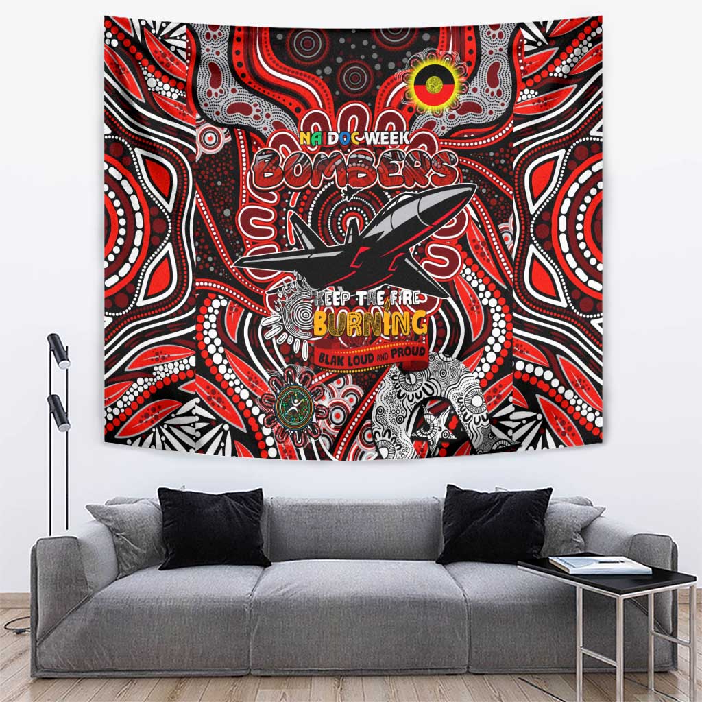 Essendon Bombers NAIDOC Week 2024 Tapestry Mascot Football