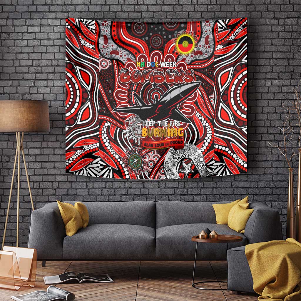 Essendon Bombers NAIDOC Week 2024 Tapestry Mascot Football