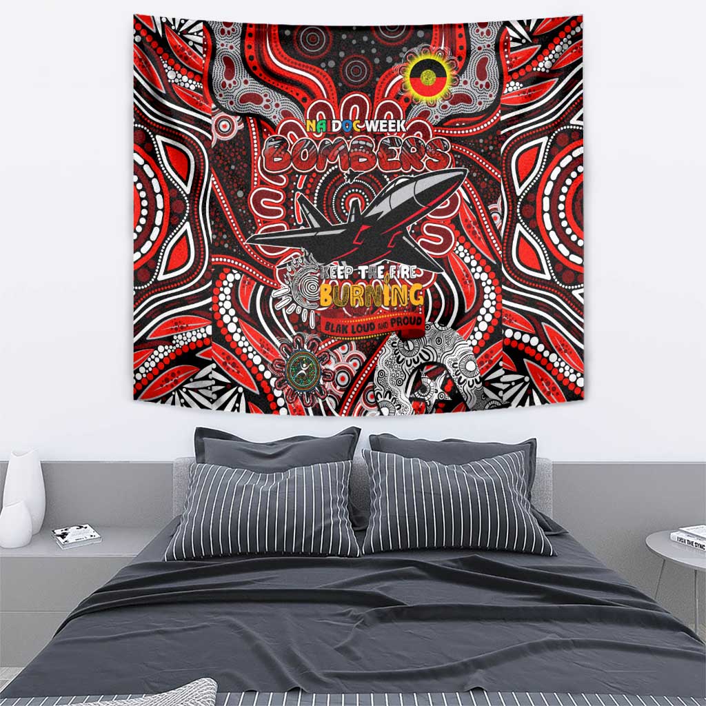 Essendon Bombers NAIDOC Week 2024 Tapestry Mascot Football