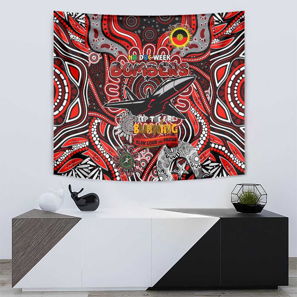 Essendon Bombers NAIDOC Week 2024 Tapestry Mascot Football