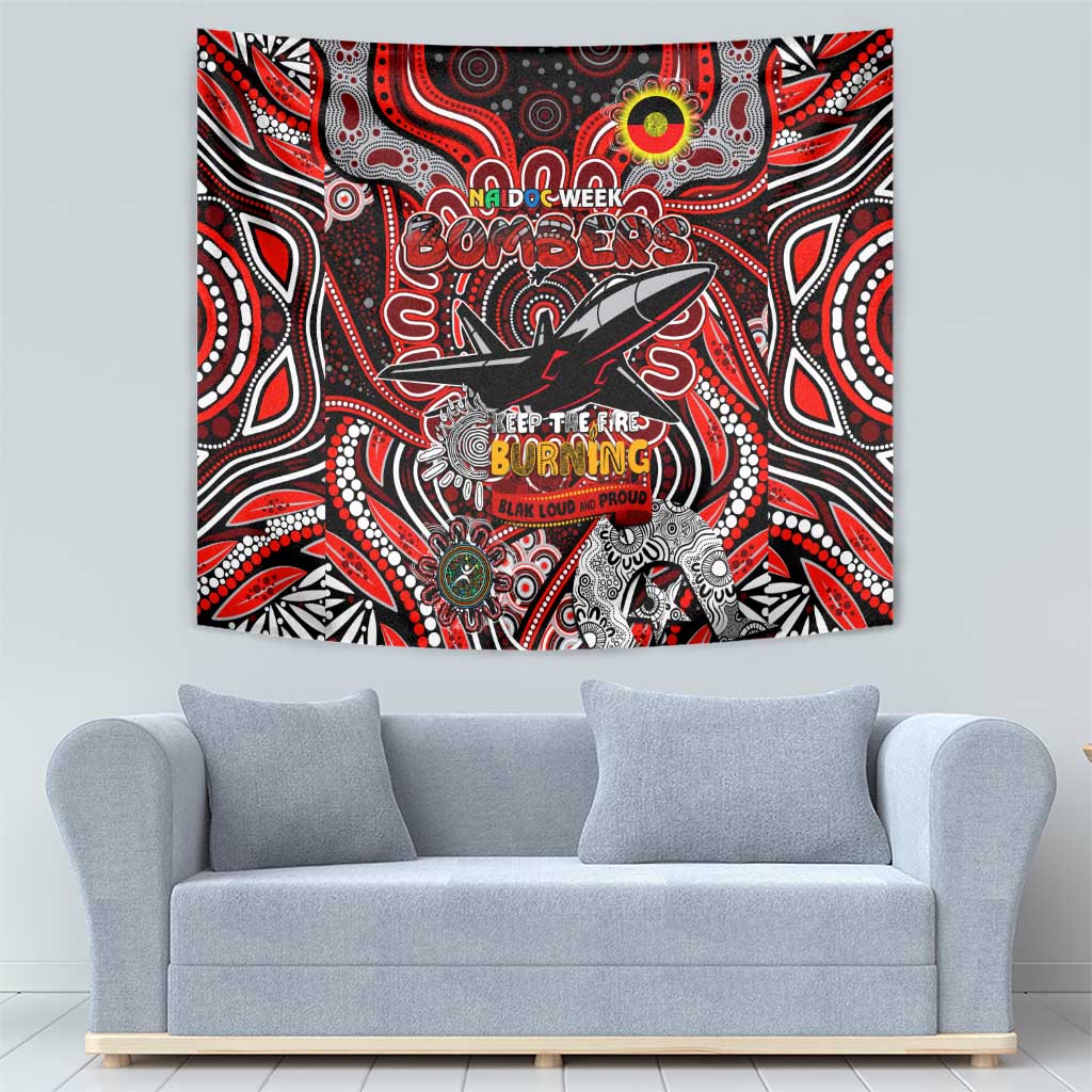 Essendon Bombers NAIDOC Week 2024 Tapestry Mascot Football
