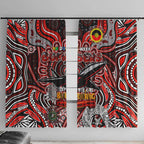 Essendon Bombers NAIDOC Week 2024 Window Curtain Mascot Football