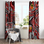 Essendon Bombers NAIDOC Week 2024 Window Curtain Mascot Football