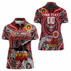 Custom Essendon Bombers NAIDOC Week 2024 Women Polo Shirt Mascot Football