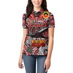 Custom Essendon Bombers NAIDOC Week 2024 Women Polo Shirt Mascot Football