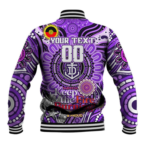 Custom Fremantle Dockers Freo NAIDOC Week 2024 Baseball Jacket Mascot Football