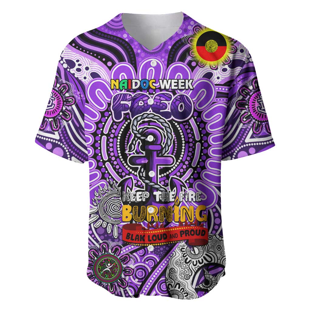 Custom Fremantle Dockers Freo NAIDOC Week 2024 Baseball Jersey Mascot Football