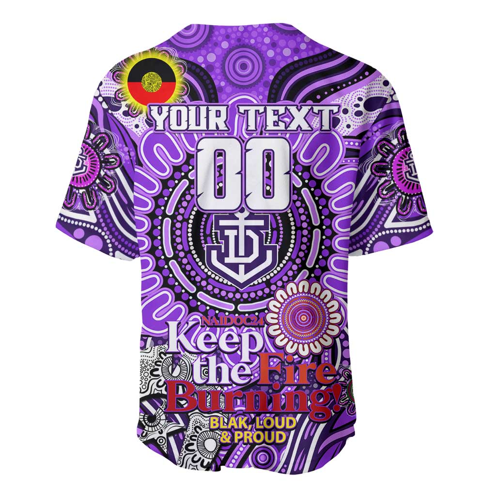 Custom Fremantle Dockers Freo NAIDOC Week 2024 Baseball Jersey Mascot Football