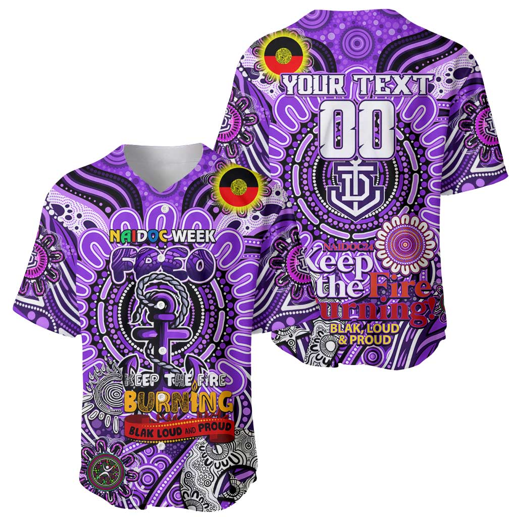 Custom Fremantle Dockers Freo NAIDOC Week 2024 Baseball Jersey Mascot Football