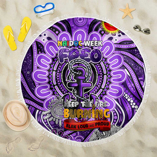 Fremantle Dockers Freo NAIDOC Week 2024 Beach Blanket Mascot Football