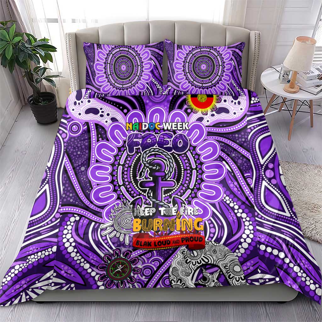 Fremantle Dockers Freo NAIDOC Week 2024 Bedding Set Mascot Football
