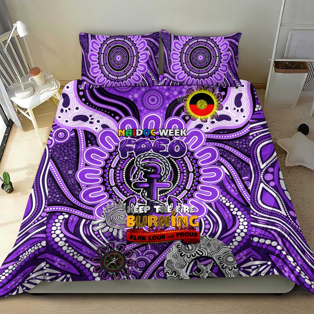 Fremantle Dockers Freo NAIDOC Week 2024 Bedding Set Mascot Football