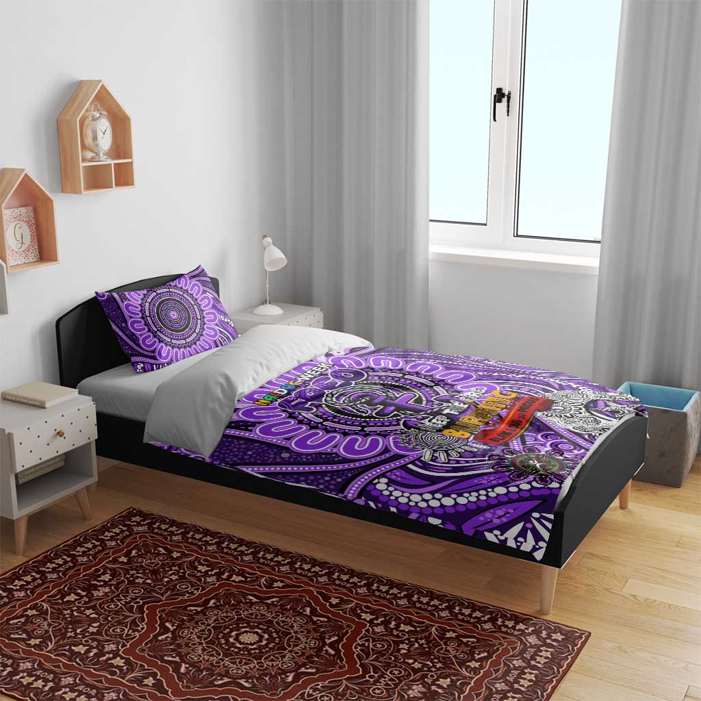 Fremantle Dockers Freo NAIDOC Week 2024 Bedding Set Mascot Football