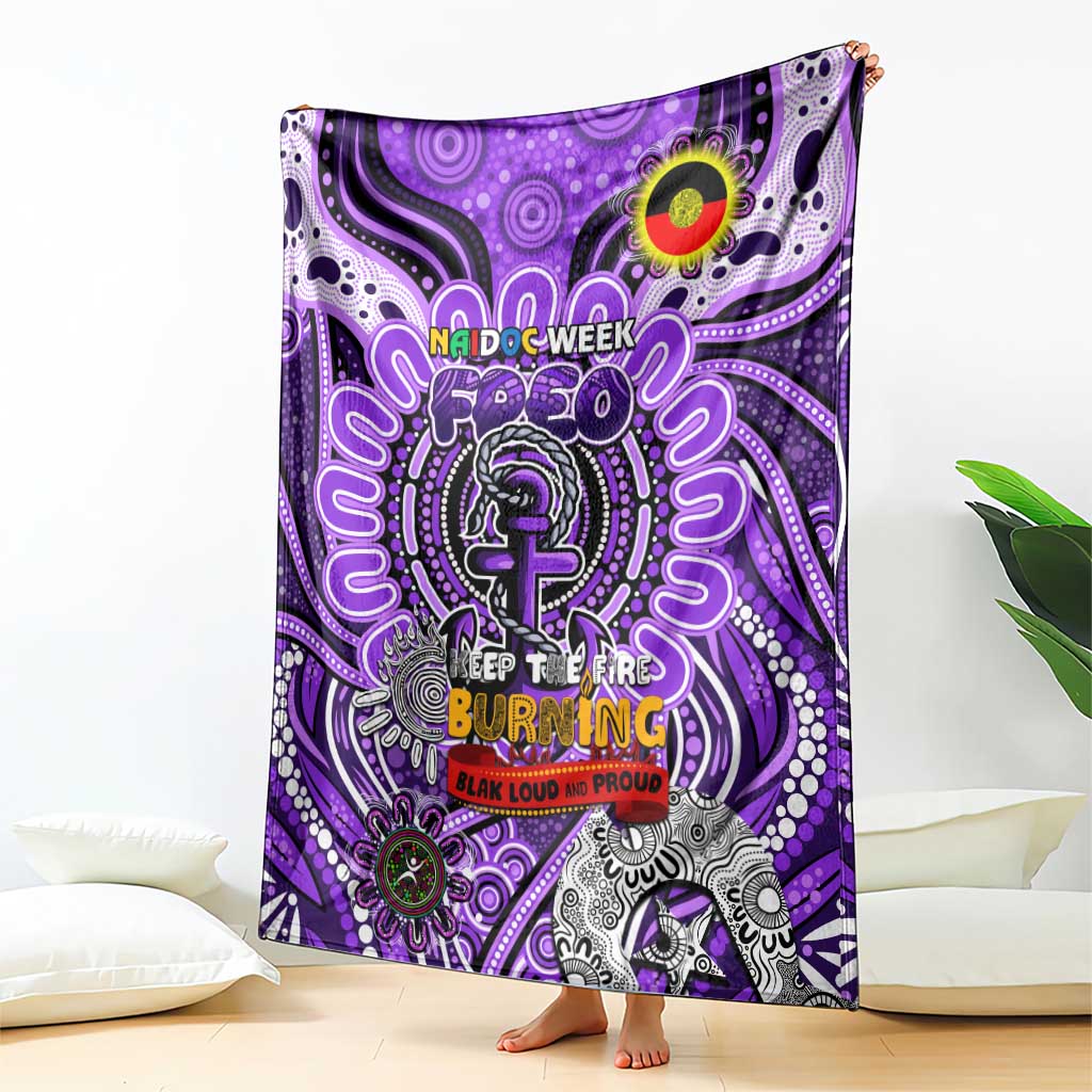 Fremantle Dockers Freo NAIDOC Week 2024 Blanket Mascot Football