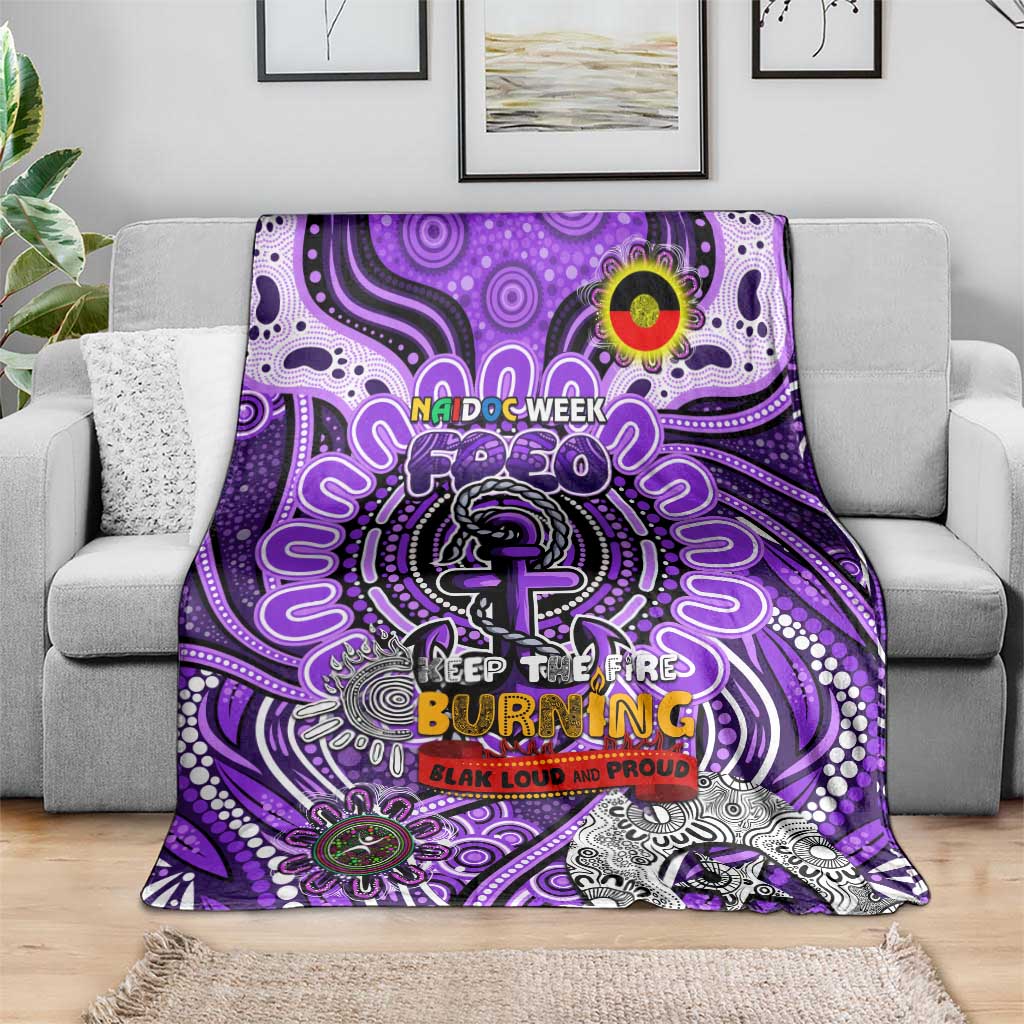 Fremantle Dockers Freo NAIDOC Week 2024 Blanket Mascot Football