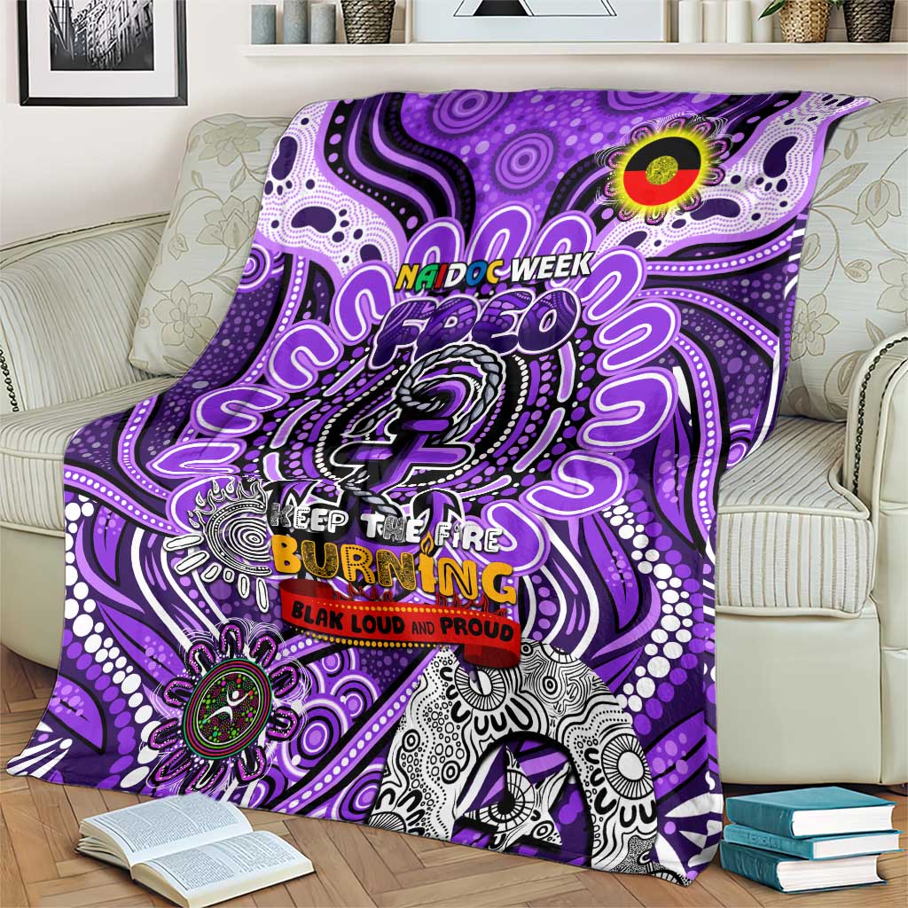 Fremantle Dockers Freo NAIDOC Week 2024 Blanket Mascot Football